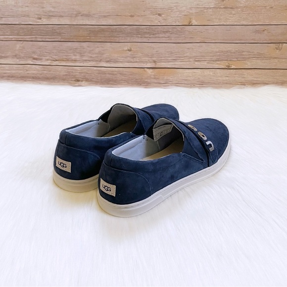 UGG Women’s Kitlyn UGG Charm Navy Slip On Sneakers - Picture 2 of 8